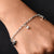 Silver bracelets designed to be attractive and fashionable for girls.