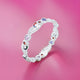 Elegant silver chudi featuring vibrant gem stones in floral and heart patterns for girls.