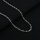 Elegant silver chain featuring a classic love motif for boys.