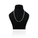 Silver chain with a majestic design, perfect for girls.