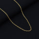 Sophisticated silver and gold chain, ideal accessory for him.