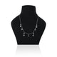 Fashionable star charms sterling silver necklace for women.