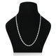 Silver connecting chain with a sleek design, ideal for boys.