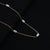 Sophisticated silver beads and rose gold linked chain, stylish and chic.