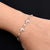 Boys' bracelet featuring a sterling silver butterfly motif.