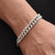 Silver bracelet with a classical design, perfect for boys.