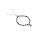 Girls' silver anklets featuring adorable teddy charms.