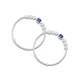 Sterling silver kada with single evil eye design for boys.