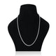 Thick silver chain with a simple design, perfect for boys.