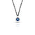 Classic round protective evil eye silver mangalsutra.